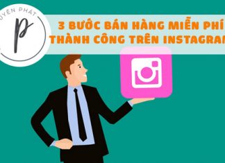 3 bước bán hàng miễn phí thành công trên Instagram