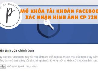 Hướng dẫn mở khóa tài khoản Facebook Checkpoint 72h
