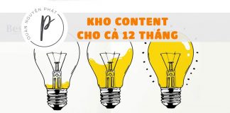 Kho ý tưởng content đủ đê bạn viết suốt 12 tháng