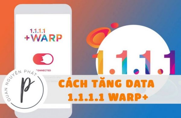 Cách tăng dung lượng (boost premium data) Cloudflare VPN 1.1.1.1 WARP+