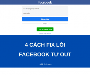 4 cách khắc phục lỗi tự out văng tài khoản Facebook