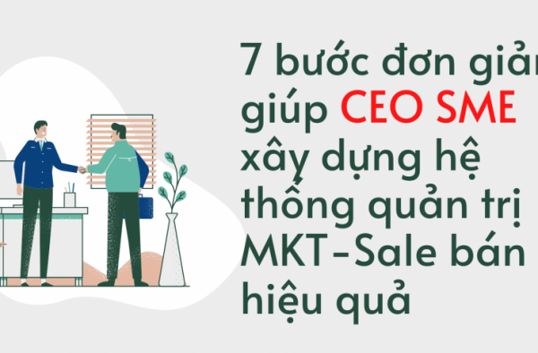 7 bước đơn giản giúp CEO SME xây dựng hệ thống quản trị MKT-Sale bán lẻ hiệu quả