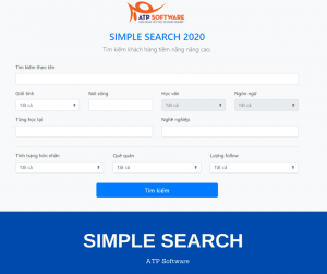 Hướng dẫn sử dụng Simple Search và cách khai thác hiệu quả với phần mềm ATP Software