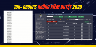SHARE DATA 10K+ Groups KHÔNG KIỂM DUYỆT 2020 SHARE DATA 10K+ Groups KHÔNG KIỂM DUYỆT 2020