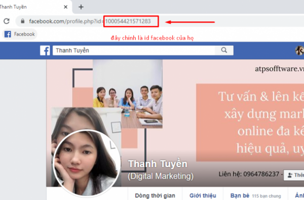 Hướng dẫn cách lấy id facebook nhanh nhất không cần phần mềm hỗ trợ - ATP Software