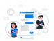 Messenger concept illustration Free Vector