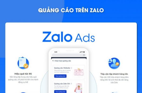 Quảng cáo trên Zalo hiệu quả