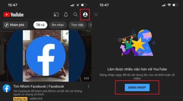 Cách tạo kênh Youtube bằng điện thoại (1)